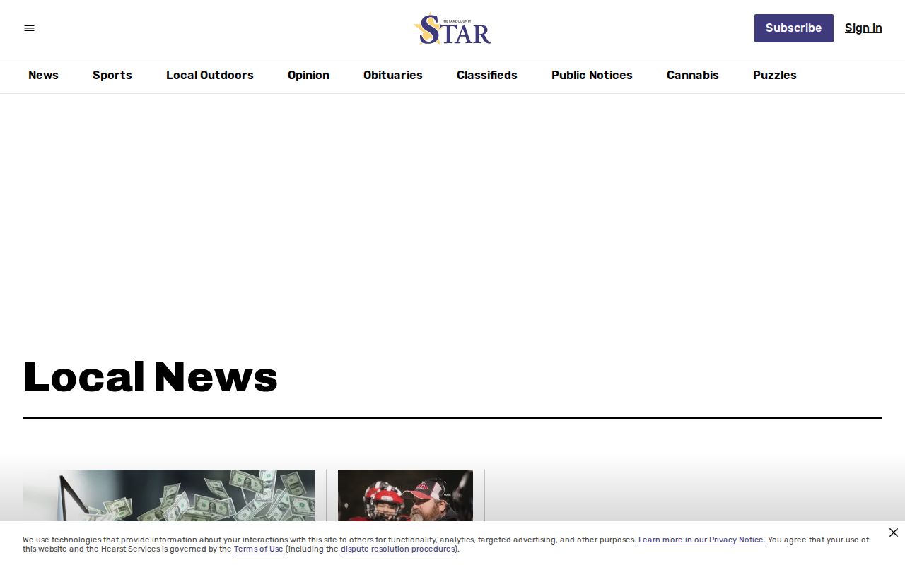 Lake County Star news coverage related to local arrest reports